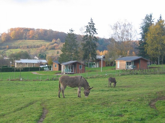 Chalets du camping des Prés de la Ville 