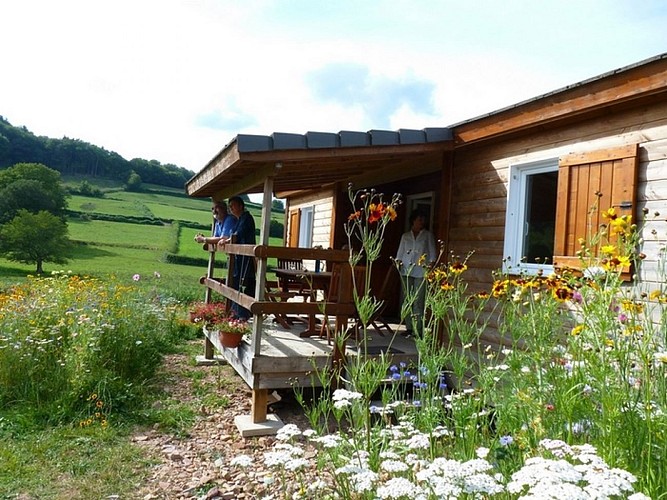 chalet campanule chalaux morvan terrasse site