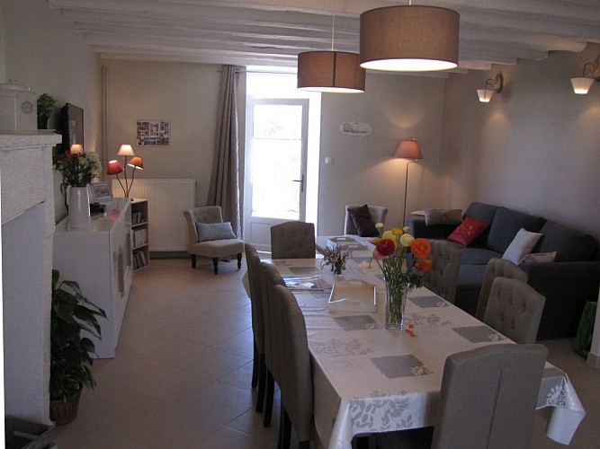 Les Oiseaux - salon, salle à manger