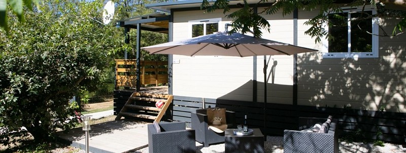 Chalet Luxe 6 personnes camping Fougeraie