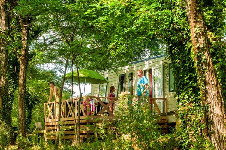 grand Mobil mobil home 8 personnes Camping Fougeraie