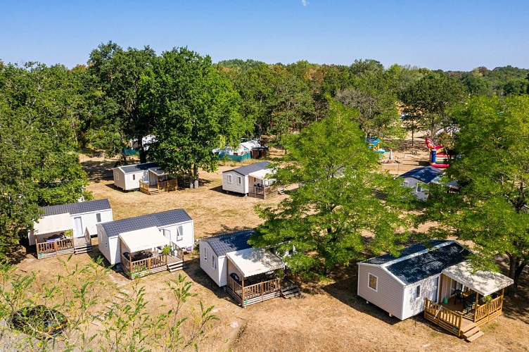 vue des mobil-homes