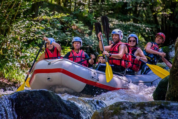 A l'entrée d'un beau rapide : Courtibas.