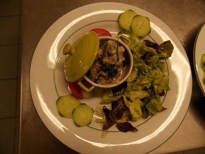 Plats du restaurant de la Fougeraie
