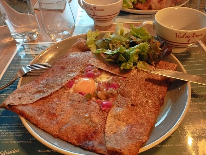 Crêpes salée