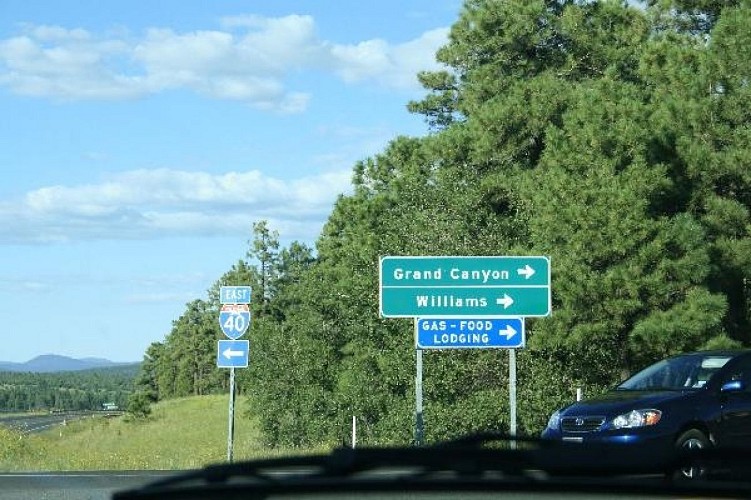 WILLIAMS - Etape avant le Grand Canyon