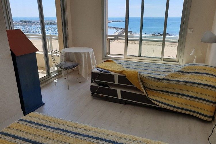 Appartement cosy vue mer près du port de Pornichet pour 5 personnes