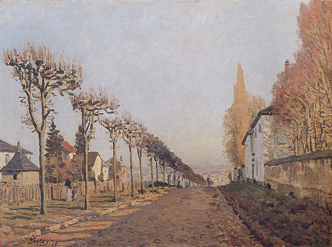 Chemin de la Machine, Louveciennes- AlfredSisley1873-Musée d'Orsay, Paris