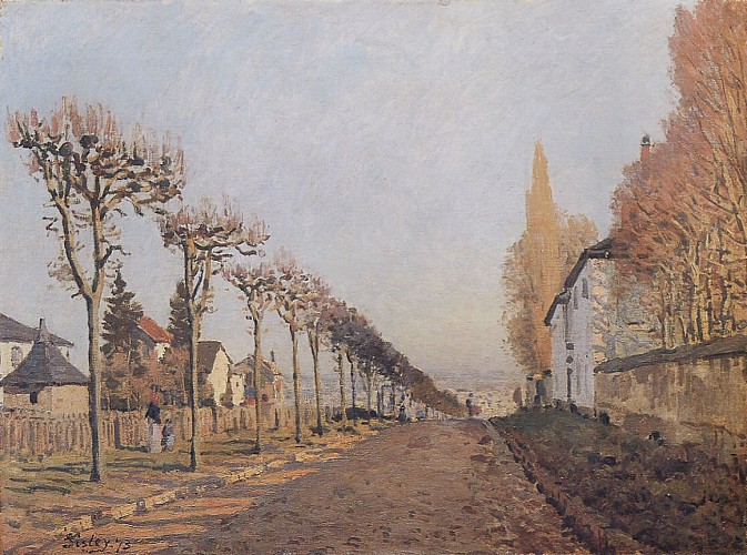 Chemin de la Machine, Louveciennes - Alfred Sisley - 1873 – Musée d’Orsay, Paris