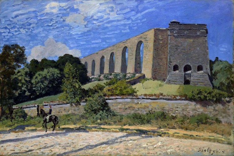 The acqueduct of Marly - Alfred Sisley - 1874 - Toledo Museum of Art, USA
