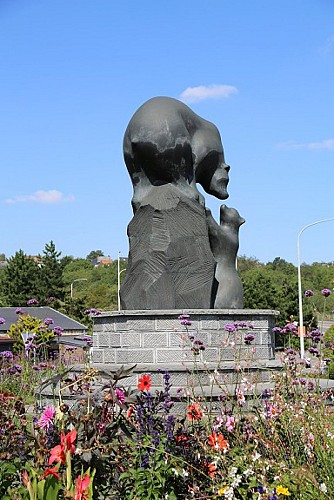 Statue La Grande Ourse et la petite ourse