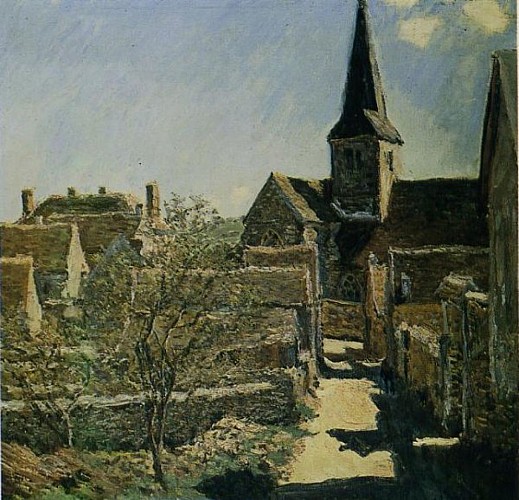 Bennecourt -  Claude Monet - 1885 - Collection particulière