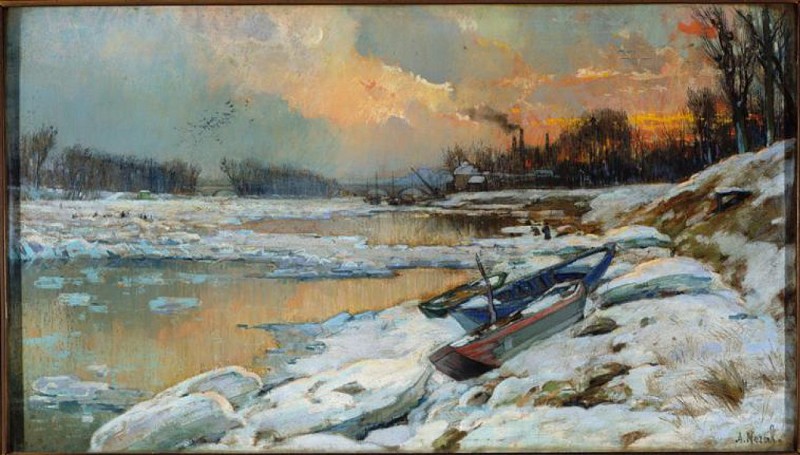 The Embâcle of the Seine between Asnières and Courbevoie - Alexandre Nozal - 1891