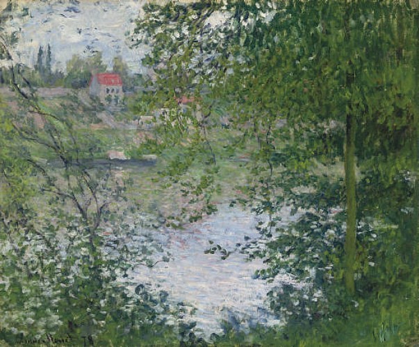 Le printemps à travers les branches - Claude Monet - 1878