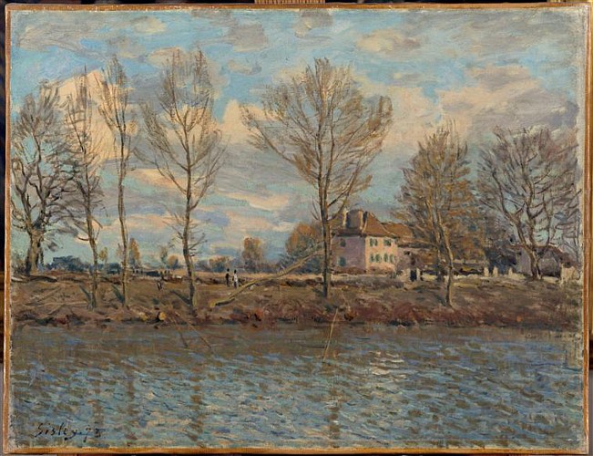 Alfred Sisley -The island of Grande Jatte, Neuilly sur Seine -  1873