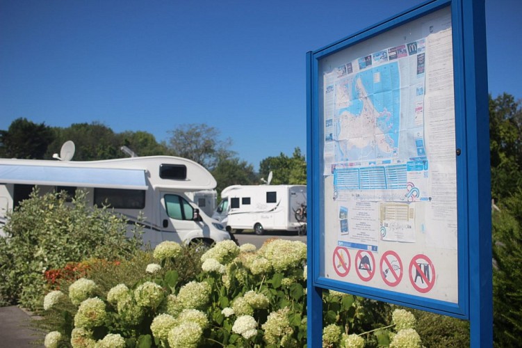 Aire de camping car Panneau