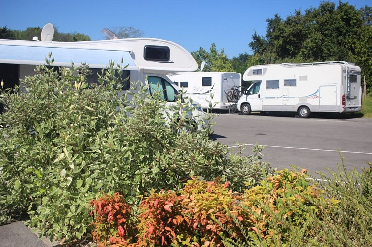 Aire de camping car Verdure