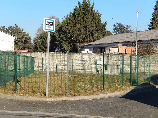 aire vidange - Lescar - entrée