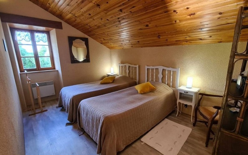 Chambre haut lits doubles 2024