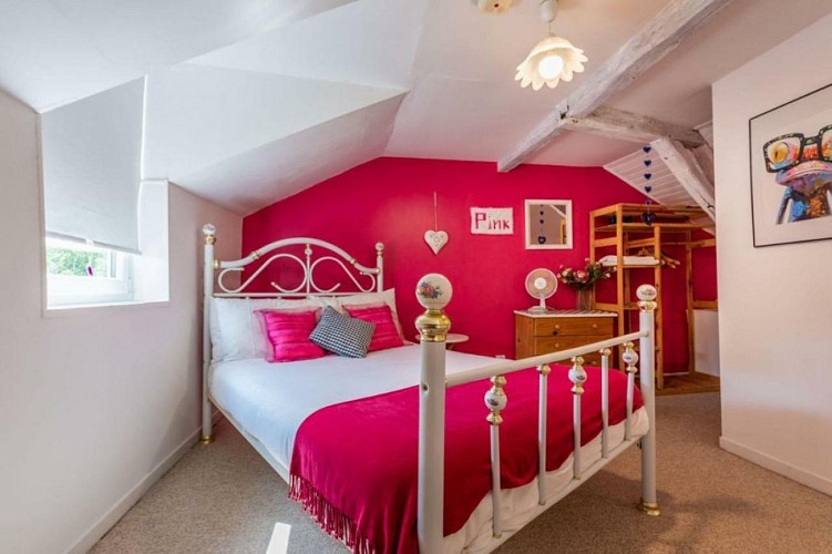 La Charrue, chambre rose