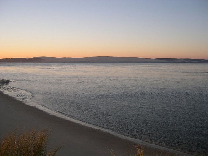 Lever de soleil sur la dune