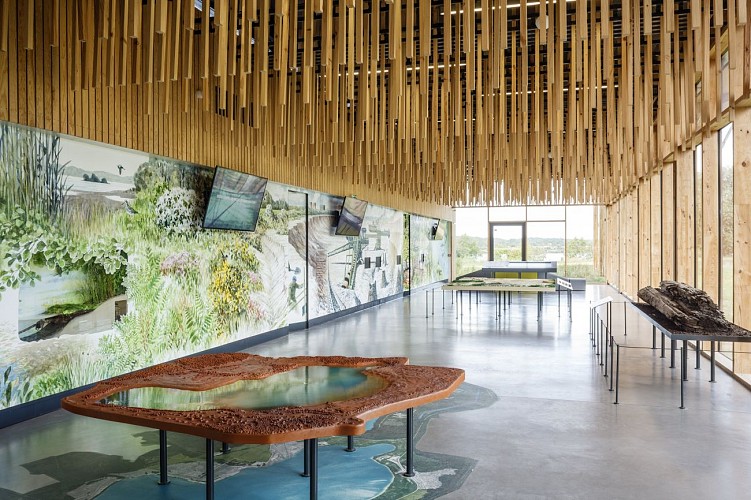 Réserve Naturelle d’Arjuzanx, Maison de site Exposition