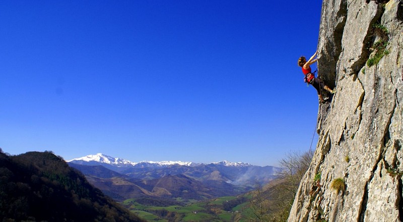 Escalade Arguibelle secteur Percnoptères