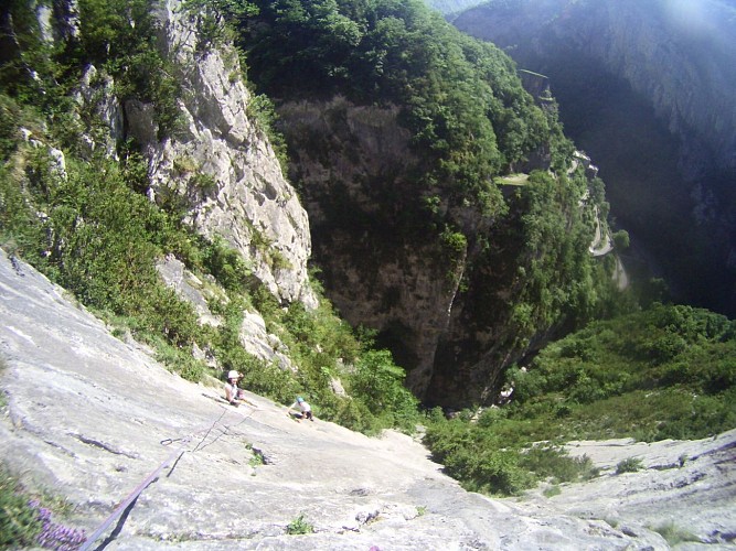 Escalade a La Major en Vallée d'Aspe