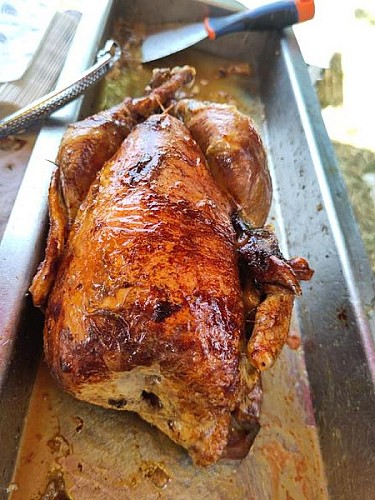 Poulet roti Ferme avicole des grands Champs