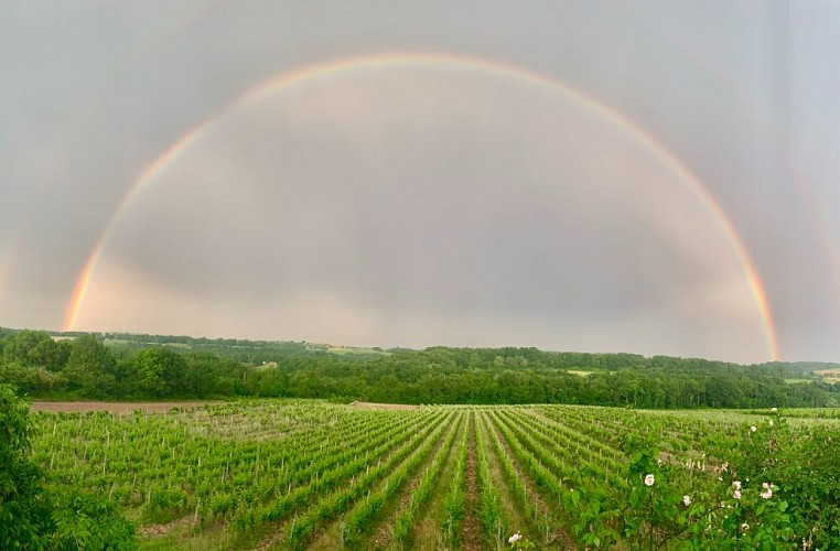 Château Lestevenie_arc en ciel