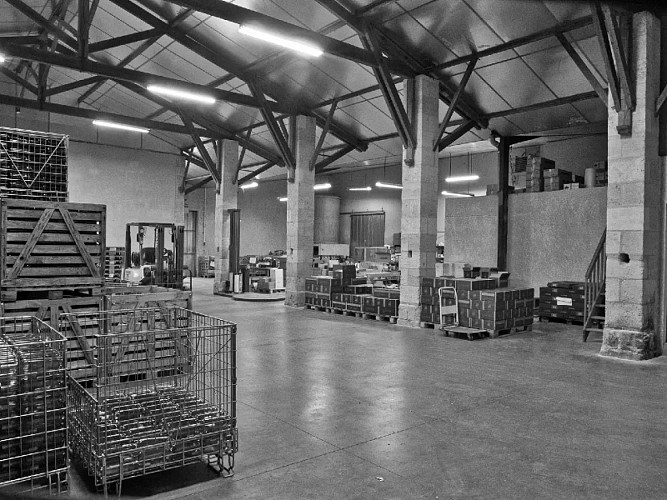 Chai de stockage des Vignobles Latorse