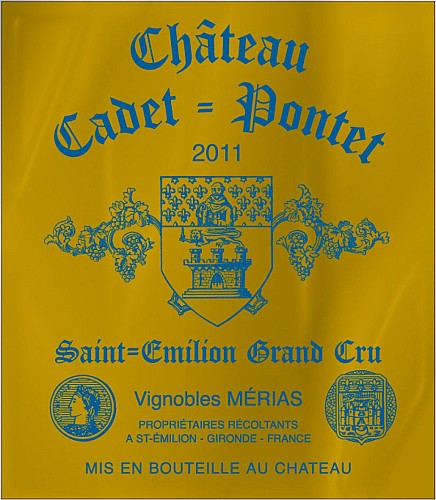2015 - Cadet Pontet étiquette 2011