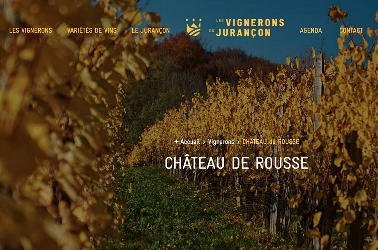 château de Rousse - Chapelle de Rousse - page des vignerons