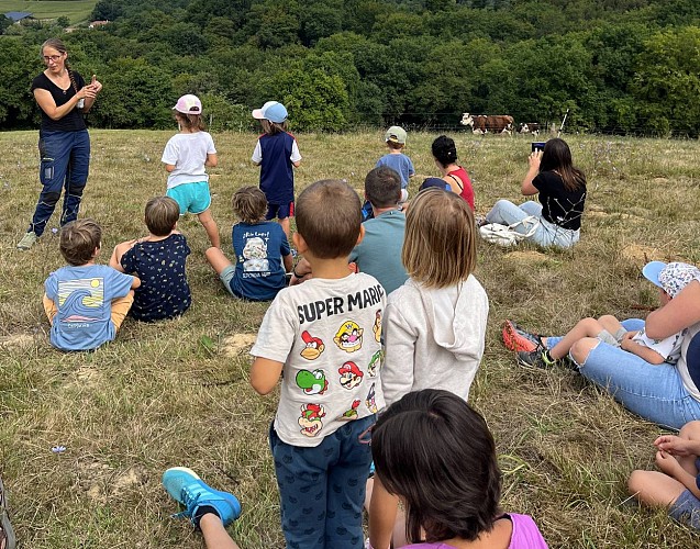 Lait P'tits béarnais - visite pédagogique1