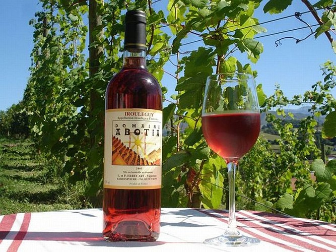 Domaine Abotia - vin rosé - Ispoure