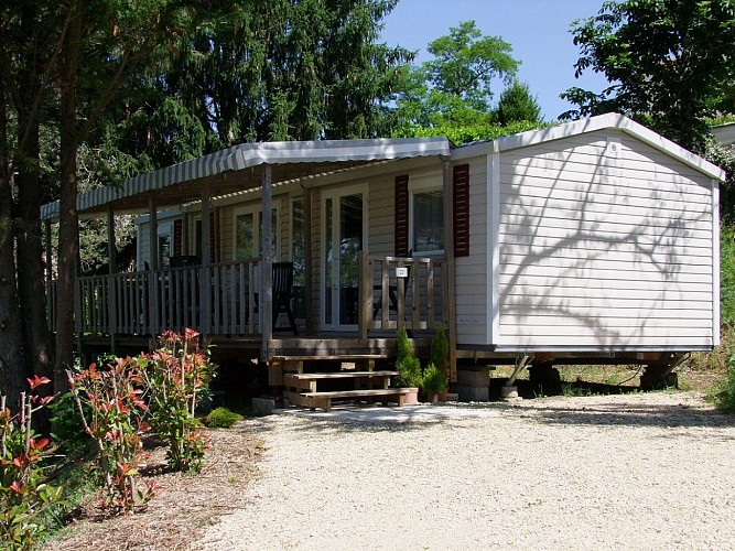 mobil home 2 camping La Bastide