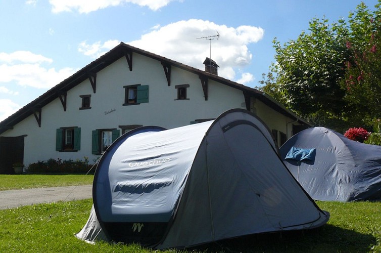 Tentes au camping
