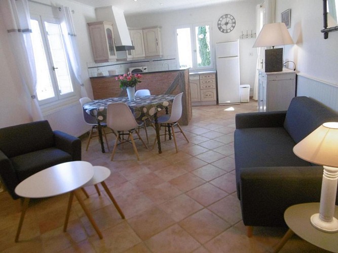 Gîte le figuier salon