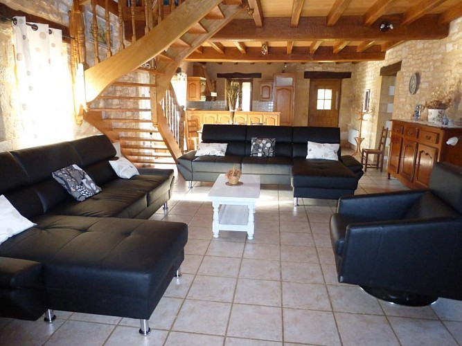 Gite La Périgourdine - salon