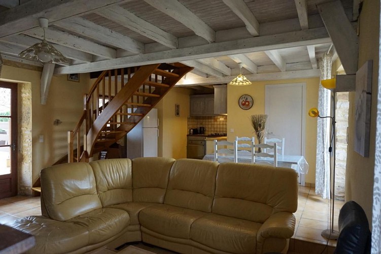 Gîte la bergerie salon