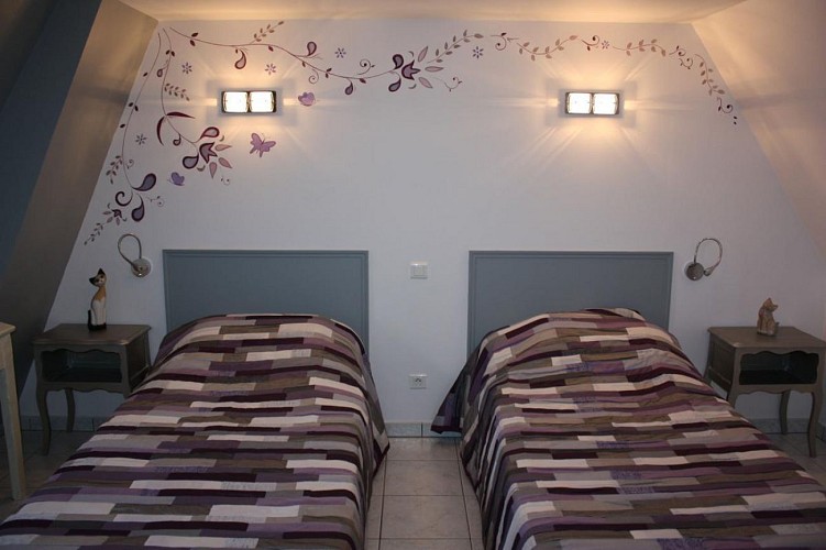 Gite le rouquet chambre 2