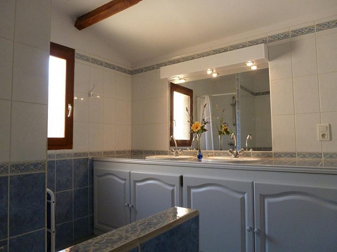 Gîte le dordogne salle de bain