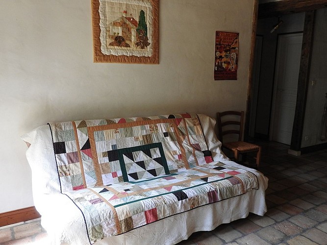 Gîte -Beneytou- Echourgnac -coin -canapé