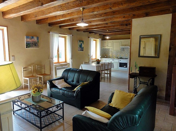 Gite Monsieur Secrestat 2 salon