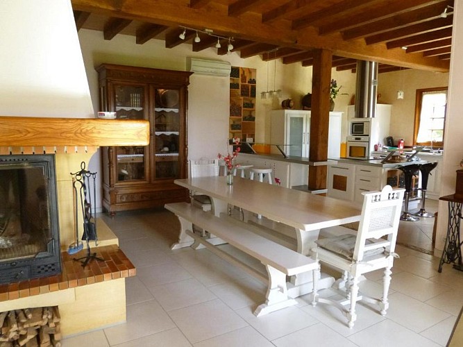 Gite Macou Salle à manger