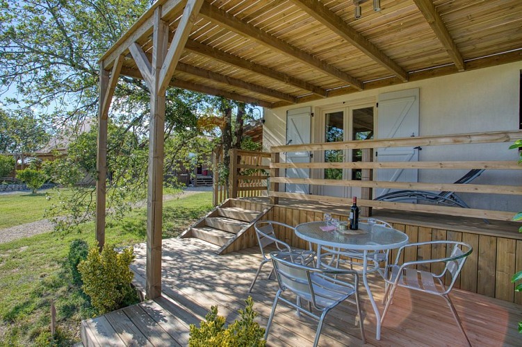 Gite La Treyne - Terrasse