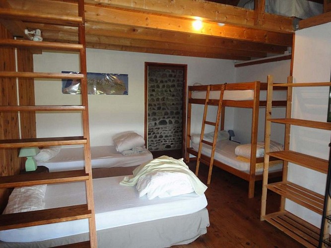 gîte biscar - dortoir