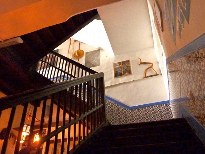 Gite Beilari-escalier-St Jean Pied de Port