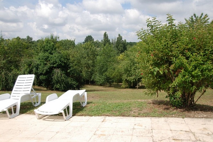 Les Gîtes de Born  - vue verger 