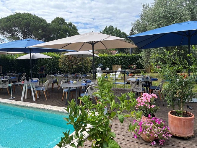 Terrasse piscine